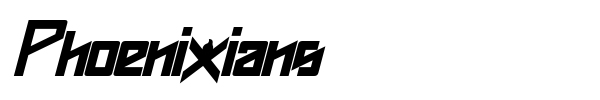 Phoenixians font preview